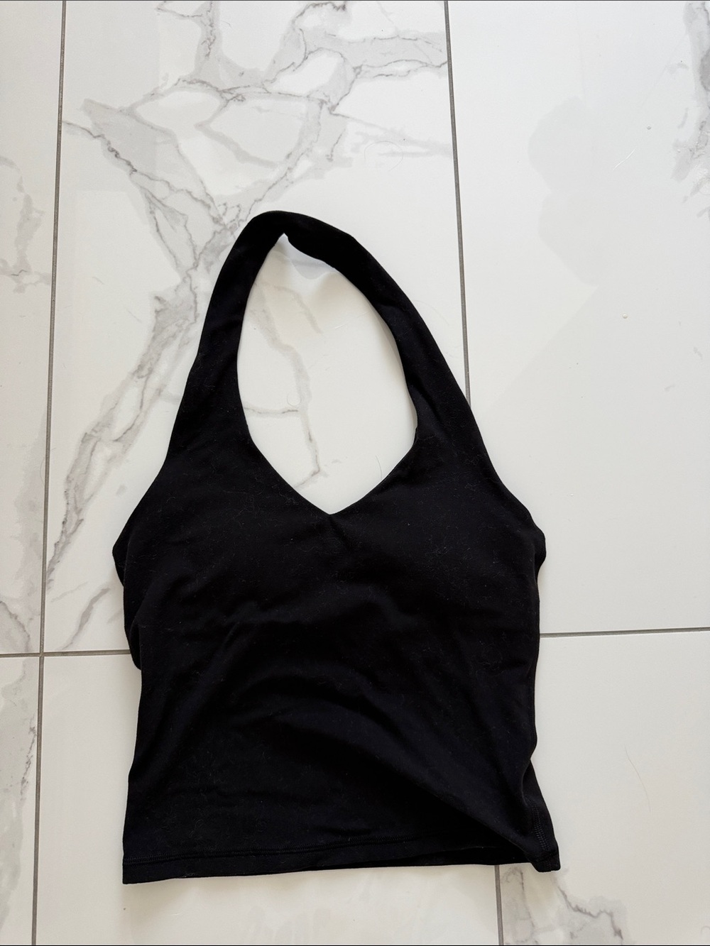 TNA Black Halter Crop Top - Women Tops